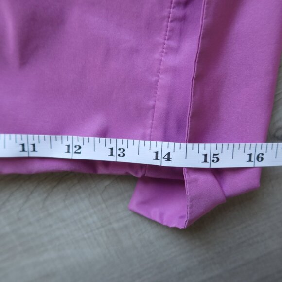 CAROLINA HERRERA shirtdress lilac purple midi 4 party event wedding chic ALTERED - Picture 14 of 15